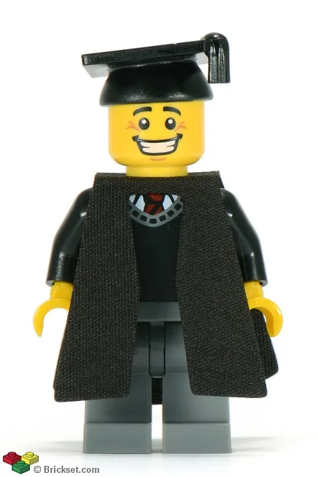 Afgestudeerde, Serie 5 (Minifiguur zonder standaard en accessoires)