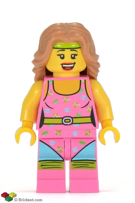 Fitnessinstructeur, Serie 5 (alleen minifiguur, zonder standaard en accessoires)
