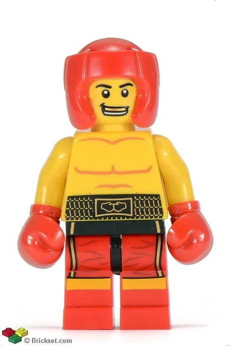 Bokser, Serie 5 (Minifiguur zonder standaard en accessoires)