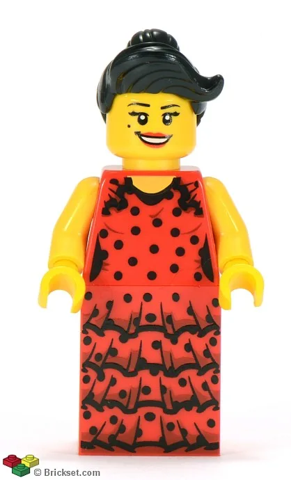 Flamencodanseres, Serie 6 (alleen minifiguur, zonder standaard en accessoires)