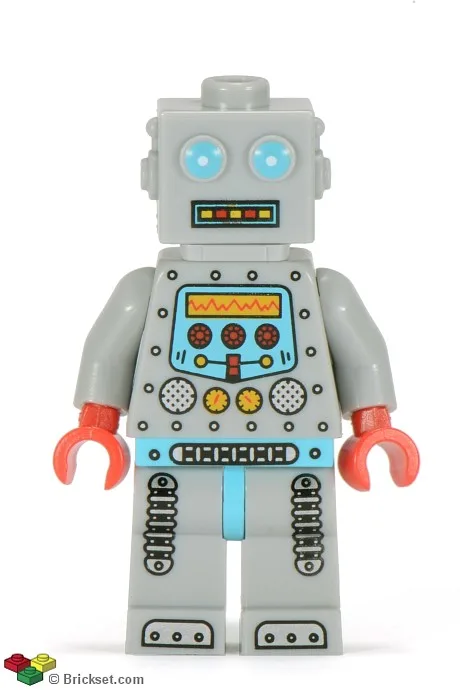 Mechanische Robot, Serie 6 (alleen minifiguur, zonder standaard en accessoires)