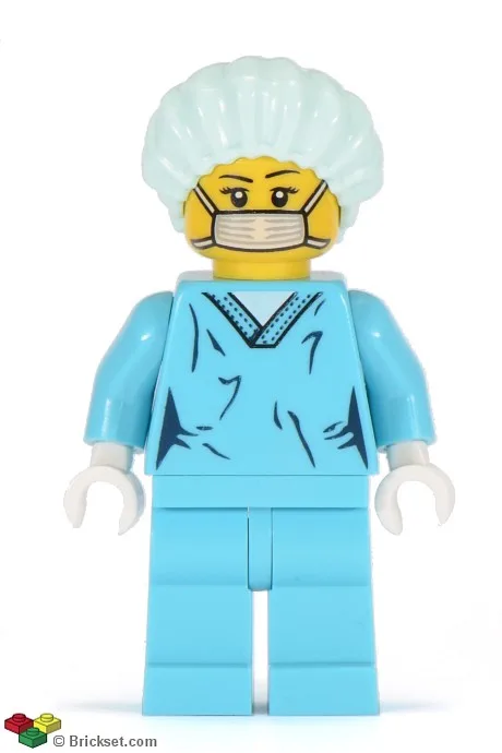 Chirurg, Serie 6 (alleen minifiguur, zonder standaard en accessoires)