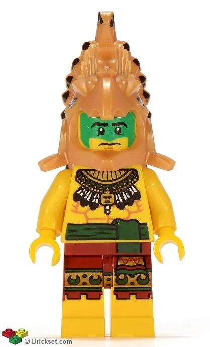 Aztekenkrieger, Serie 7 (Nur Minifigur, ohne Ständer und Zubehör)