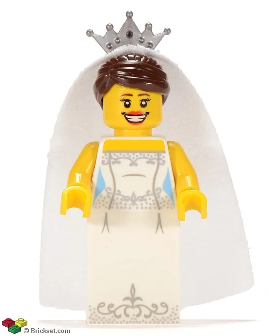 Braut, Serie 7 (Nur Minifigur, ohne Ständer und Zubehör)