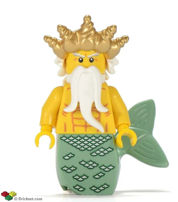 Ocean King, Serie 7 (Nur Minifigur, ohne Ständer und Zubehör)