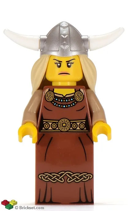 Wikingerin, Serie 7 (Nur Minifigur, ohne Ständer und Zubehör)