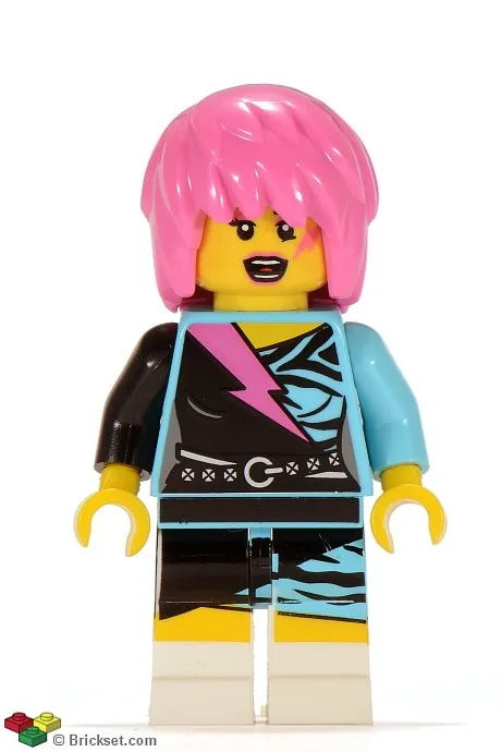 Rocker Girl, Serie 7 (Nur Minifigur, ohne Ständer und Zubehör)