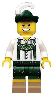 Lederhosen-Typ, Serie 8 (Nur Minifigur, ohne Ständer und Zubehör)