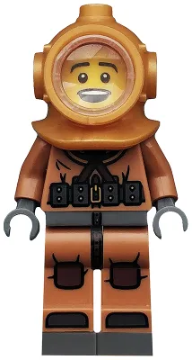 Taucher, Serie 8 (Nur Minifigur, ohne Ständer und Zubehör)