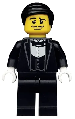 Waiter, Series 9 (Minifigure Only without Stand and Accessories)
