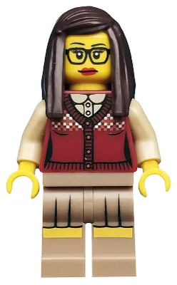 Bibliothekarin, Serie 10 (Nur Minifigur, ohne Ständer und Zubehör)