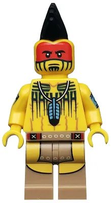 Tomahawk Warrior, Serie 10 (Nur Minifigur, ohne Ständer und Zubehör)