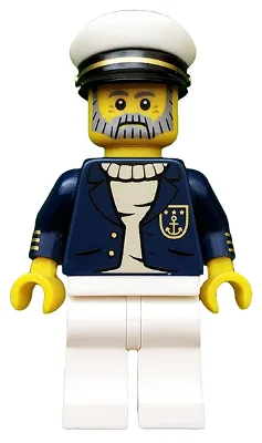 Seekapitän, Serie 10 (Nur Minifigur, ohne Ständer und Zubehör)