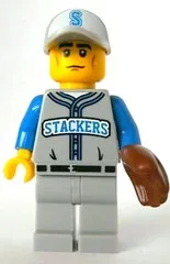 Baseball-Feldspieler, Serie 10 (Nur Minifigur, ohne Ständer und Zubehör)