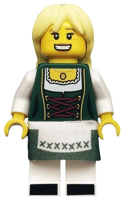 La fille au bretzel, série 11 (figurine seule, sans support ni accessoires)