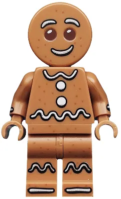 Bonhomme en pain d'épice, série 11 (Minifigurine uniquement, sans support ni accessoires)