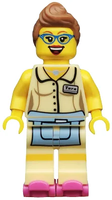 Serveuse de restaurant, série 11 (Minifigurine uniquement, sans support ni accessoires)