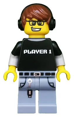 Le gars des jeux vidéo, série 12 (figurine seule, sans support ni accessoires)