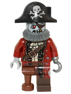 Pirate zombie, série 14 (Minifigurine uniquement, sans support ni accessoires)