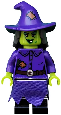 Sorcière farfelue, série 14 (Minifigurine uniquement, sans support ni accessoires)