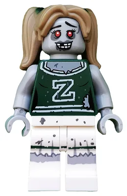 Pom-pom girl zombie, série 14 (figurine seule, sans support ni accessoires)