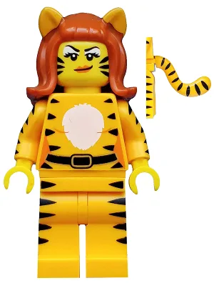 Femme Tigre, Série 14 (Minifigurine uniquement, sans support ni accessoires)