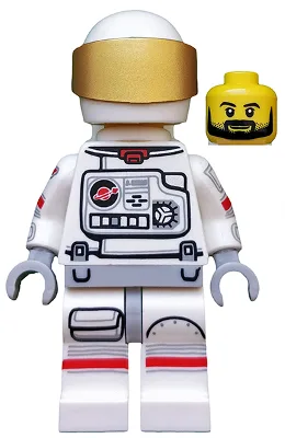 Astronaut, Serie 15 (Nur Minifigur, ohne Ständer und Zubehör)
