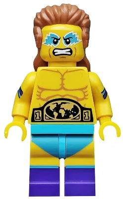 Wrestling-Champion, Serie 15 (Nur Minifigur, ohne Ständer und Zubehör)