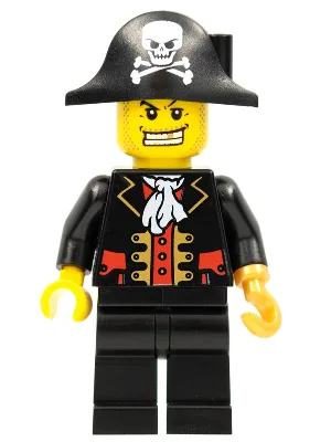Piratenkapitän, schwarze Weste