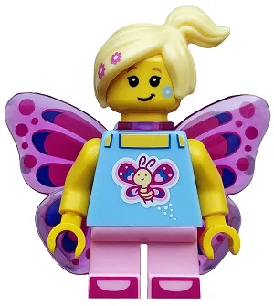 Butterfly Girl, Serie 17 (Nur Minifigur, ohne Ständer und Zubehör)
