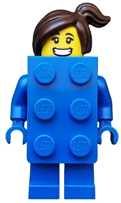 Brick Suit Girl, Serie 18 (Nur Minifigur, ohne Ständer und Zubehör)