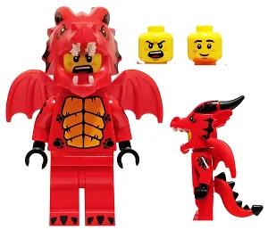 Dragon Suit Guy, Serie 18 (Nur Minifigur, ohne Ständer und Zubehör)