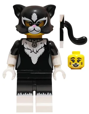 Mädchen im Katzenkostüm, Serie 18 (Nur Minifigur, ohne Ständer und Zubehör)