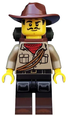 Dschungelforscher, Serie 19 (Nur Minifigur, ohne Ständer und Zubehör)