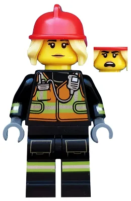 Feuerwehrmann, Serie 19 (Nur Minifigur, ohne Ständer und Zubehör)