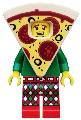 Pizza-Kostüm-Typ, Serie 19 (Nur Minifigur ohne Ständer und Zubehör)