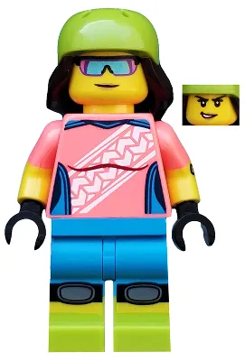 Mountainbiker, Serie 19 (Nur Minifigur, ohne Ständer und Zubehör)