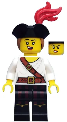 Piratenmädchen, Serie 20 (Nur Minifigur, ohne Ständer und Zubehör)
