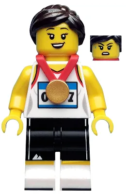 Athlet, Serie 20 (Nur Minifigur, ohne Ständer und Zubehör)