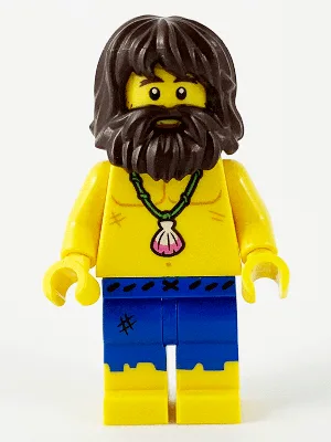 Schipbreukeling, Serie 21 (alleen minifiguur, zonder standaard en accessoires)