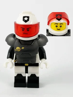 Ruimtepolitieman, serie 21 (alleen minifiguur, zonder standaard en accessoires)