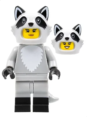Fan de costume de raton laveur, série 22 (Minifigurine uniquement, sans support ni accessoires)