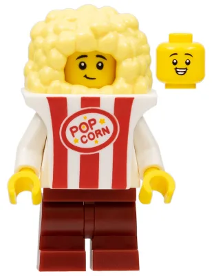 Costume Popcorn, Série 23 (Minifigurine uniquement, sans support ni accessoires)