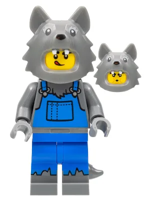 Costume de loup, série 23 (figurine seule, sans support ni accessoires)