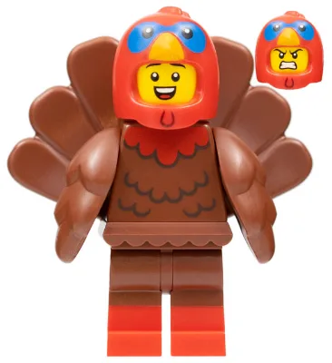 Costume de dinde, série 23 (Minifigurine uniquement, sans support ni accessoires)