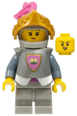 Chevalier du Château Jaune, Série 23 (Minifigurine uniquement, sans support ni accessoires)