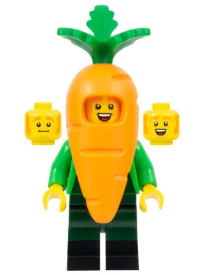 Mascotte Carotte, Série 24 (Minifigurine uniquement, sans support ni accessoires)