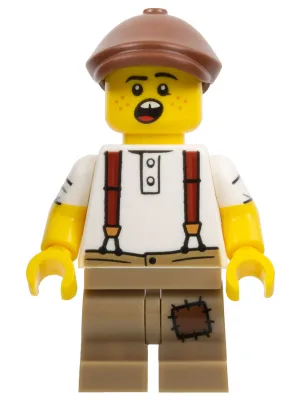 Enfant du journal, série 24 (Minifigurine uniquement, sans support ni accessoires)