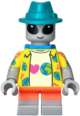 Touriste extraterrestre, série 26 (Minifigurine uniquement, sans support ni accessoires)