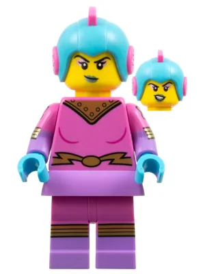 Héroïne de l'espace rétro, série 26 (Minifigurine uniquement, sans support ni accessoires)